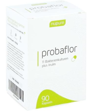 Nupure Probaflor Probiotic Capsules 90 pcs - Gastro-Resistant Supports Digestive Health International Shipping Available - Buy Online on GoSupps.com