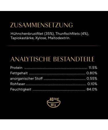 Sheba Fillets Wet Cat Food - Chicken & Sustainable Tuna (16 x 60g) - Premium Quality for Your Cat - Buy Online on GoSupps.com