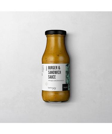 faces WAJOS Burger & Sandwich Sauce 245ml Burger sauce Grill sauce BBQ Sauce ideal for grilling cooking and refining Sauce for meat - Buy Online on GoSupps.com