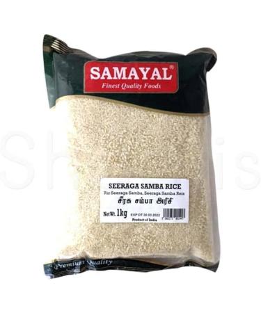 Seelans Super Store| Samayal Seeraga Samba Rice 1KG | Seeraga Rice | High Fiber | High Protien | Indian Origin - Buy Online on GoSupps.com
