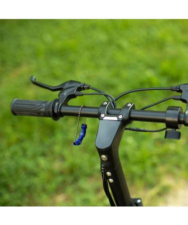 Flintronic Brass Bicycle Valve Adapter - 3 Piece Set with Sealing Ring Auto-Style Blue - International Shipping Available - Buy Online on GoSupps.com