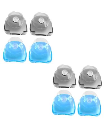 Osaladi clothes hanger 8 pieces of razor holder Razor hanging razor holder Saugnapf Razen-Rack-Hook Hooks Wall Organizer Wall Bracket clothes racks rack plastic hooks for hanging blue grayx2st 5x4x2.8cmx2pcs