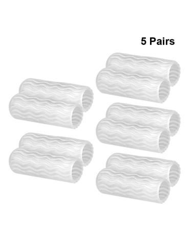 EXCEART Toe Cover Protector - 5 Pairs Silicone Cushions for Bunion Relief Toe Warmers & Orthotic Protection | International Shipping - Buy Online on GoSupps.com