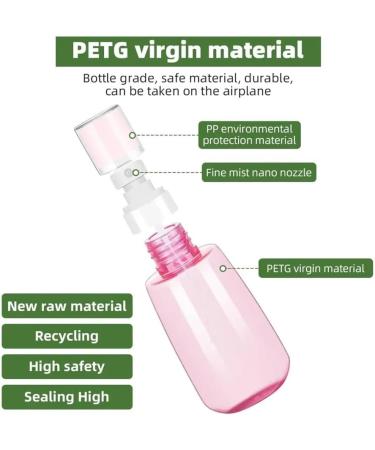 3pcs Blue Refillable Spray Bottles - Portable Moisturizing Perfume & Travel Cosmetic Containers - Buy Online on GoSupps.com