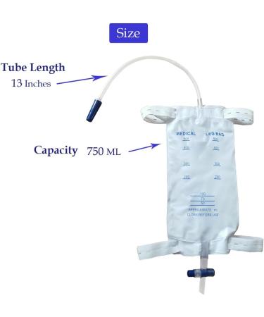 Buy 10 Piece Condom Catheter Set with 2000ML Urine Bag & 500ML Leg Bag - Optimal Drainage Solutions - Buy Online on GoSupps.com