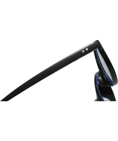 Buy Tech-Line-Direct Fashion Accessories: Stylish Small Oval Glasses for Men & Women - Retro 90s Black Frame + Clear Lens - Buy Online on GoSupps.com