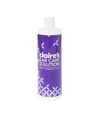 Claires Piercing Aftercare Saline Solution for Piercings - Nose and Ear Piercing Cleaner, Piercing Bump Cleaning Solution - 16 fl oz