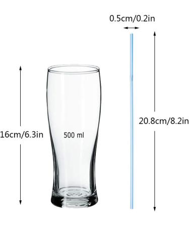 200pcs Disposable Plastic Straws Flexible Bendy Straw - PA Free Bulk Drinking Suppliers Perfect for Parties/Bar/Beverage Shops/Home Straws for Kids and Adults (Stripe) - Buy Online on GoSupps.com