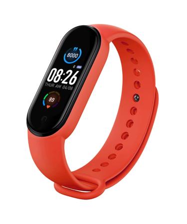 Nconco Smart Band Fitness Tracker Waterproof Smart Watch Bracelet Fitness Tracker with blood pressure measurement heart rate knife notification pedometer Smartwatch for Android IOS 1510642/120424LFYJGS red