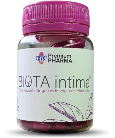 BIOTA Intima Capsules - Advanced Vaginal Probiotics with 180 Billion CFU 6 Strains of Lactobacillus Lactoferrin & Vitamin D for Women's Health - Buy Online on GoSupps.com