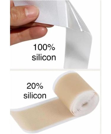 Professional Scar Remover Strips - Reusable Silicone Patch for Stretch Marks - 9.8ft Clear Concealed Sheets for Mild & No Irritating Scar Removal - Buy Online on GoSupps.com