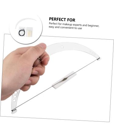 Didiseaon 1 Set Positioning Ruler Drawing Line Tool Eyebrow Measuring Ruler Eyebrow Trimming Ink Line - Buy Online on GoSupps.com