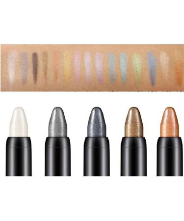  LILOVE 15 couleurs Waterproof Glitter Liquid Eyeliner Highlighter Eyeshadow Pencil Waterproof Long Lasting Glitter Matte Eye Shadow Stick Makeup Pigment Pen Cosmetics (15 PCS) - Buy Online on GoSupps.com