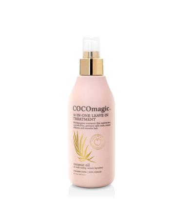 Cocomagic 10-in-1 Leave-in Hair Treatment with Coconut Oil | Hydrate  Detangle  Prevent Frizz | Smooths  Creates Silkiness | Gentle for All Hair Types | Paraben Free  Cruelty Free  Made in USA (8 oz)