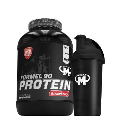 3kg Mammut Formula 90 Protein Shake - Set (Strawberry + Protein Shaker) Strawberry + Protein Shaker 3 kg (1 pack)