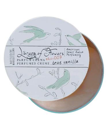 Library of Flowers Parfum Creme | 2.5 oz / 70.8 g True Vanilla