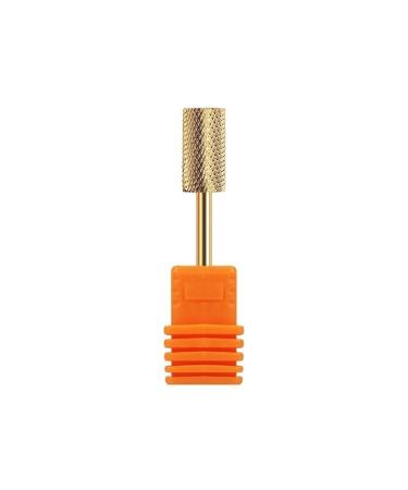 Nail Art Tungsten Steel Polishing Head Round Head Metal Alloy Polishing Drill Gold Polishing/removal Head(Golden-F)