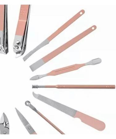 Verdant Touch Nail Care Tools Professional Manicure Pedicure Kit 18-in-1 Nail Clippers Set Rose GoldNail Care Tools - Buy Online on GoSupps.com