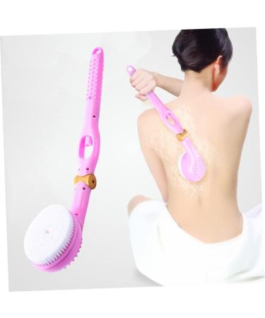 Earth Tones Pink Body Massage Brush Set for Shower Scrub and Cleaner - Buy Online on GoSupps.com