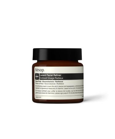 Aesop Lucent Facial Refiner | Daily Exfoliating Gel with Lactic Acid & Vitamin C Smooths & Renews Skin | 2.1 oz