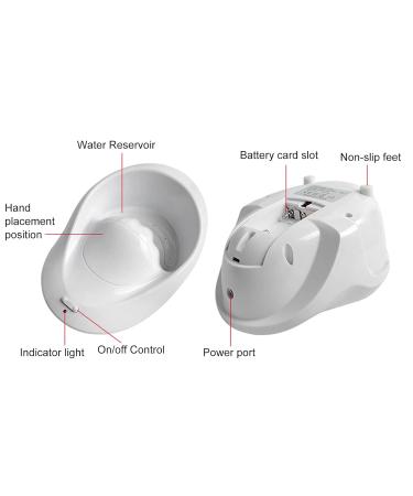 Professional Electrical Handbath & Manicure Tool with Massage Function Relax & Soften Cuticles | EU Shipping Available - Buy Online on GoSupps.com