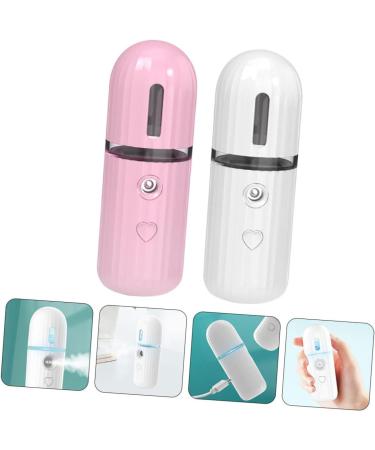Baluue 2pcs Moisturizing Sprayer Facial Humidifier Handheld Clothes Steamer Face Spa Steamer Plating - Buy Online on GoSupps.com
