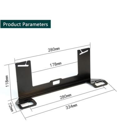 Universal Child Safety Seat Belt Thicken Bracket Mount Base ISOFIX Latch Interface - Black - Buy Online on GoSupps.com