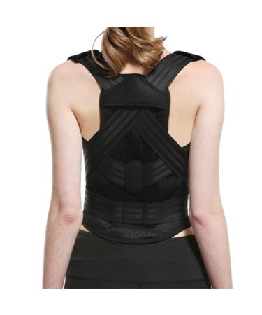 DFHBFG Adjustable Posture Corrector Back Support Shoulder Postural Fixer Tape Back Posture for Women Corset for Posture(XL Code) XL code D
