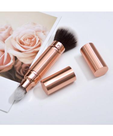 FOMIYES Double Ended Makeup Brush Retractable Blush Brush Concealer Brush Foundation Brush Cosmetics Brush for Liquid Cream Blending Buffing Concealer - Buy Online on GoSupps.com
