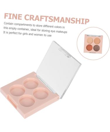 WOFASHPURET Makeup Pallette 2pcs Eye Shadow Replacement Box Loose Powder Filling Travel Convenient Eyeshadow Lipstick Tray - Buy Online on GoSupps.com