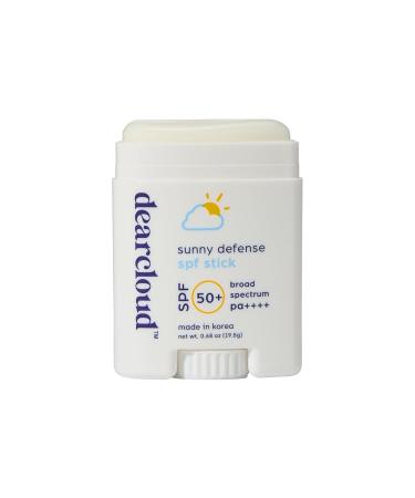 dearcloud Sunny Defense Sunscreen Stick SPF 50+ PA++++ Korean Sunscreen for Face & Travel Size (.68 oz) - Buy Online on GoSupps.com