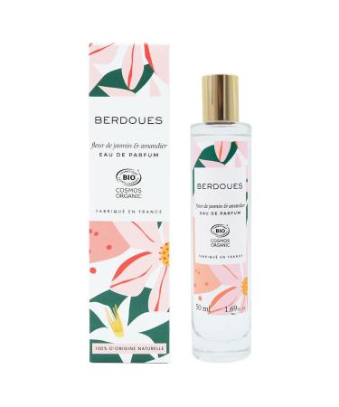 Fleur de Organic Eau Toilette | & Floral Scent Made in France Spray Fragrance for Women 100% Natural Origin Vegan and with Formula| Luxury Perfume Premium Quality Ingredients 1.7 fl.oz. Fleur de Jasmin & Amandier 1.7 Fl Oz (Pack of 1)