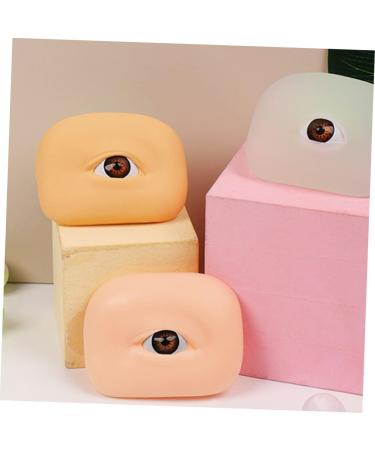 Housoutil 2pcs Eye Practice Skin Eyeshadow Supplies Eye Skin Practice Tool Semi-permanent Exercise Board 6.5x4.9cm As Shown - Buy Online on GoSupps.com