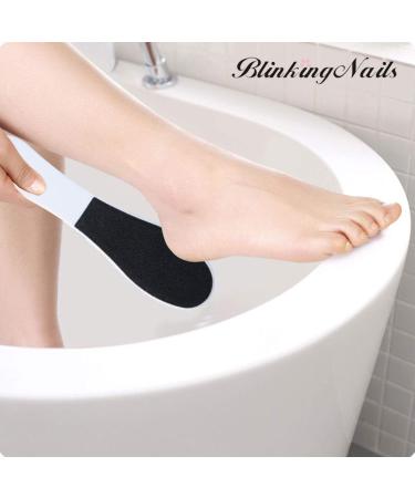 Professional Foot Callus Remover Pedicure Tools - Double Sided Foot File for Dead Skin - 5pcs Pack - Black - Buy Online on GoSupps.com