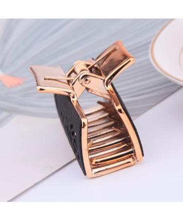 Yusier 2.5 inch Small Rectangle Decorative Hair Clip Set - Engraved Pattern Claw Clips for Thin Hair (6PCS) - Buy Online on GoSupps.com
