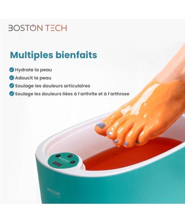 Paraffine Boston Tech pour les mains et les pieds antioxydant doux hydratant traitement professionnel de l arthrite 2 blocs de 450 g Violet - Buy Online on GoSupps.com