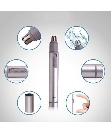Buy Ear Nose & Brow Trimmer | Painless Battery Operated Groomer for Men & Women - Waterproof & Easy to Clean - Buy Online on GoSupps.com