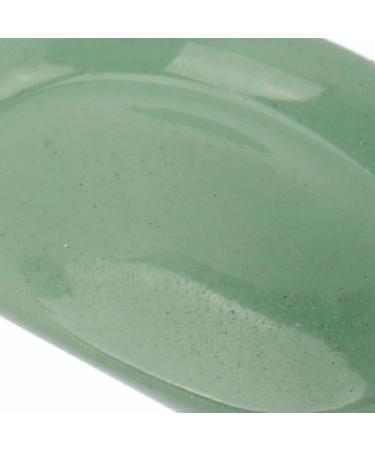Curved Cosmetic Spatula - Mini Gua Sha Jadestone for Eye Cream & Makeup Application | International Shipping - Buy Online on GoSupps.com