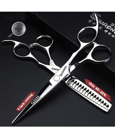 Professional 6/6.5 Inch Hair Scissors & Thinning Shears Set Ideal for Hairdressing | Buy Internationally - Buy Online on GoSupps.com