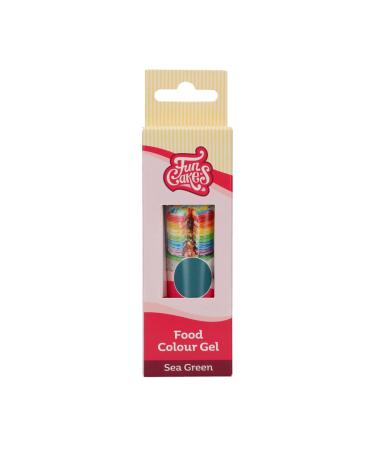 Funcakes Food Color Gel Meer Gr n - 30g Sea Green | Highly Concentrated Easy Dosage Halal Food Coloring for Dough Cream Fondant & Marzipan - Buy Online on GoSupps.com