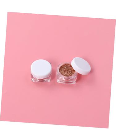 DRESSOOS Loose Pigment Eyeshadow 2pcs Glitter Eyeshadow Loose Eyeshadow Glitter Eye Shadow Highlighter Make up 1 count (Pack of 1) Golden - Buy Online on GoSupps.com