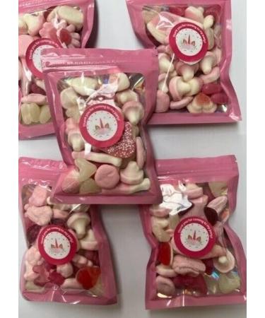 Unicorn Birthday Gummy Jelly Sweet Pouch Mix Party Bag Kids Pink Pick Mix 100g x 1 - Buy Online on GoSupps.com