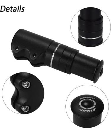 LITEONE Bike Stem Riser | Adjustable Aluminium Alloy Handlebar Extender for Mountain, Road, BMX, Fixie Bikes - Black - Buy Online on GoSupps.com