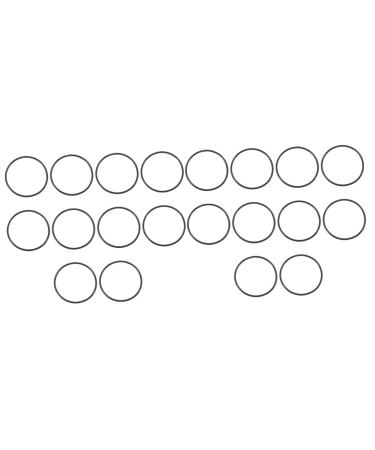 FAVOMOTO 40 Pcs Hand ring child jelly rubber band elastic Bracelet jewelry silicone jelly bracelets Gift silicone bracelets rave bracelets wristband friendship bangles Hair ring 5.8x5.8cmx2pcs Blackx2pcs