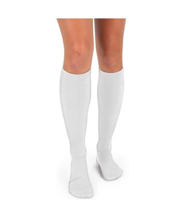 5 Pairs 4XL Graduated Compression Socks 15-20 mmhg Knee High for Men & Women