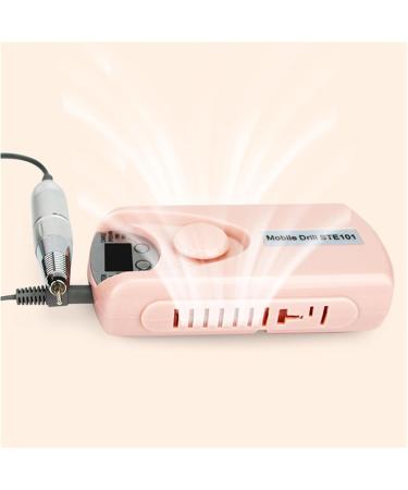 Electric Nail File 30000RPM Electric Nail Drill Machine Portable Rechargeable Pro Electric Manicure Nail File Pro Pedicure Nail Cutter with Display Ste101pink A - Buy Online on GoSupps.com
