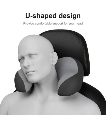 Dollox Memory Foam Headrest Pillow for Car Seat - Neck Pain Relief & Support for Sleeping and Resting - U-Shaped Ergonomic Design - Soft Travel Pillow - Buy Online on GoSupps.com