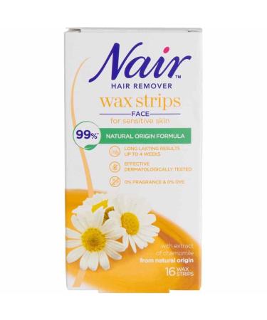 nair bandes de cire pour le visage 16