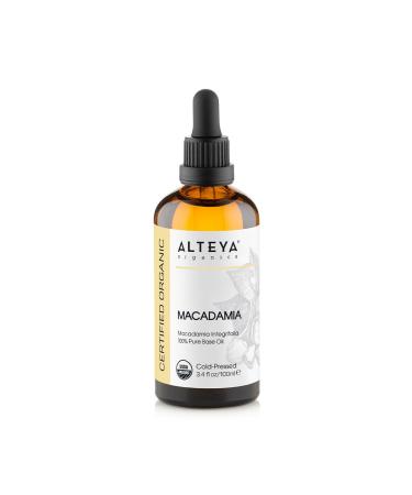 Altenya Bio Macadamia oil 100 ml- 100% USDA-certified natural cold-pressed carrier oil- nutrient and moisturizing premium skin care with therapeutic quality - Buy Online on GoSupps.com