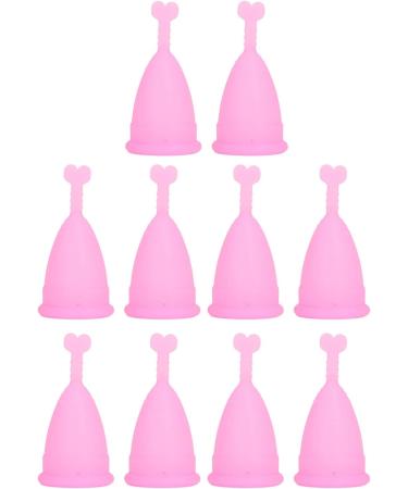Portable Heart-Shaped Menstrual Cup for Women - Soft & Travel-Friendly Pink Cup - Eco-Friendly Period Solution - Buy Online on GoSupps.com